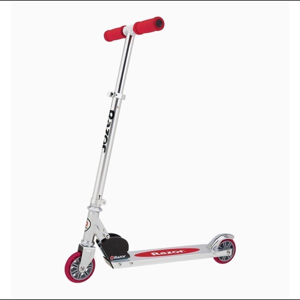 Razor A Kick Scooter for Kids - Lightweight, Foldable, Aluminum Frame -RED/NEW
